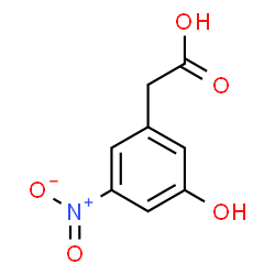 2-(3-hydroxy-5-nitrophenyl)acetic acid Structure