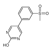 5-(3-methylsulfonylphenyl)-1H-pyrimidin-2-one Structure