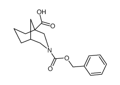 Racemic-(1R,5R)-3-((benzyloxy)carbonyl)-3-azabicyclo[3.3.1]nonane-1-carboxylic acid Structure