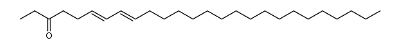 (6E,8E)-hexacosa-6,8-dien-3-one结构式