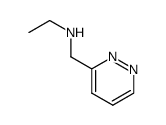 N-(pyridazin-3-ylmethyl)ethanamine结构式