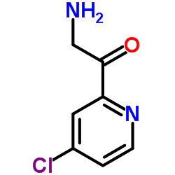 2-amino-1-(4-chloropyridin-2-yl)ethanone Structure