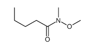 N-Methoxy-N-methylpentanamide Structure