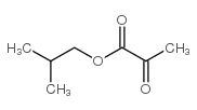 2-methylpropyl 2-oxopropanoate Structure