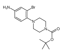 tert-Butyl 4-(4-amino-2-bromophenyl)piperazine-1-carboxylate图片