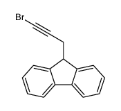 9-(3-bromoprop-2-ynyl)-9H-fluorene结构式