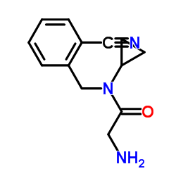 N-(2-Cyanobenzyl)-N-cyclopropylglycinamide结构式