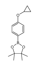 2-(4-环丙氧基苯基)-4, 4, 5, 5-四甲基-1, 3, 2-二氧硼杂环戊烷图片