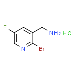 (2-Bromo-5-fluoropyridin-3-yl)methanamine hydrochloride picture