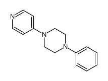 1-Phenyl-4-(4-pyridinyl)piperazine结构式