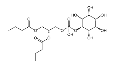 1,2-dibutyryl-sn-glycero-3-phosphoinositol Structure