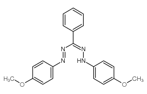 N'-(4-methoxyanilino)-N-(4-methoxyphenyl)iminobenzenecarboximidamide Structure