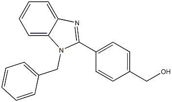 [4-(1-Benzyl-1H-benzoimidazol-2-yl)-phenyl]-methanol Structure