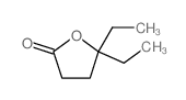 2(3H)-Furanone,5,5-diethyldihydro-结构式