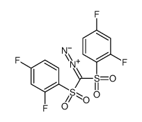 1-[diazo-(2,4-difluorophenyl)sulfonylmethyl]sulfonyl-2,4-difluorobenzene Structure