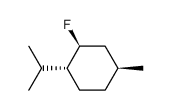 Cyclohexane, 2-fluoro-4-methyl-1-(1-methylethyl)-, [1R-(1alpha,2beta,4beta)]- (9CI)结构式