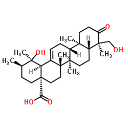 Rotundanonic acid Structure