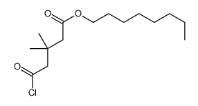 octyl 5-chloro-3,3-dimethyl-5-oxopentanoate结构式