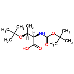 Boc-D-Thr(tBu)-OH structure