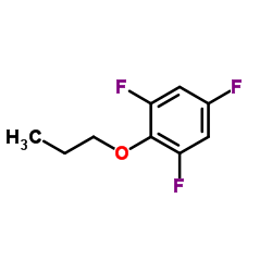 2,4,6-Trifluoro-1-n-propoxybenzene结构式