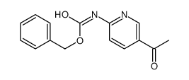 BENZYL (5-ACETYLPYRIDIN-2-YL)CARBAMATE structure