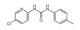 1-(5-chloro-pyridin-2-yl)-3-p-tolyl-urea结构式