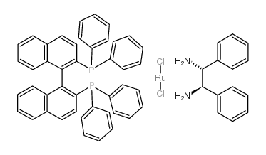 Dichloro[(R)-(+)-2,2-bis-(diphenylphosphino)-1,1'-binaphthyl][(1R,2R)-(+)-1,2-diphenylethylenediamine]ruthenium(II) picture