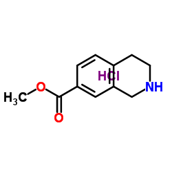 METHYL 1,2,3,4-TETRAHYDROISOQUINOLINE-7-CARBOXYLATE HCL structure