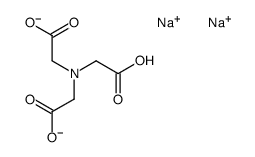 NITRILOTRIACETICACID,DISODIUMSALT,MONOHYDRATE Structure