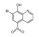 7-bromo-5-nitroquinolin-8-ol结构式