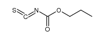 O-propyl carbonisothiocyanatidate structure