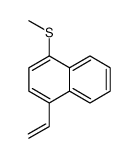 1-ethenyl-4-methylsulfanylnaphthalene Structure