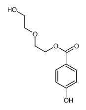 2-(2-hydroxyethoxy)ethyl 4-hydroxybenzoate Structure