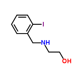 2-[(2-Iodobenzyl)amino]ethanol Structure