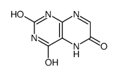 1,5-Dihydro-2,4,6(3H)-pteridinetrione结构式