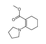 methyl 2-(1-piperidinyl) 1-cyclopentenecarboxylate结构式