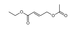 γ-acetoxycrotonic acid ethyl ester结构式