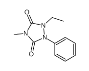 1-ethyl-4-methyl-2-phenyl-1,2,4-triazolidine-3,5-dione Structure