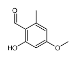 4-Methoxy-6-methylsalicylaldehyde Structure