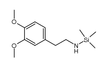 3,4-Dimethoxyphenaethylamin(TMS)结构式