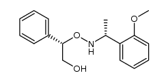 (2S)-2-({[(1R)-1-(2-methoxyphenyl)ethyl]amino}oxy)-2-phenylethanol Structure