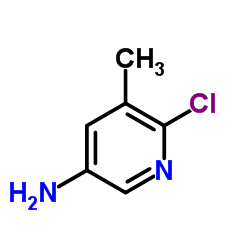 5-Amino-2-chloro-3-picoline Structure