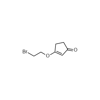 3-(2-溴乙氧基)环戊-2-烯-1-酮图片