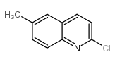 2-氯-6-甲基喹啉结构式