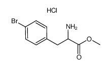 H-Phe(4-Br)-OMe hydrochloride结构式