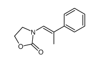 3-(2-phenylprop-1-enyl)-1,3-oxazolidin-2-one结构式