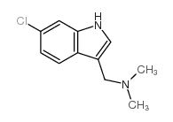 1H-Indole-3-methanamine,6-chloro-N,N-dimethyl- Structure