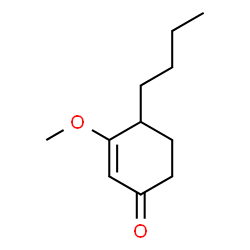 2-Cyclohexen-1-one, 4-butyl-3-methoxy- Structure