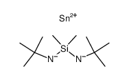 1,3-di-t-butyl-2,2-dimethyl-1,3,2,4λ2-diazasilastannetidine Structure