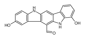 5,11-Dihydro-4,8-dihydroxyindolo[3,2-b]carbazole-6-carboxaldehyde结构式